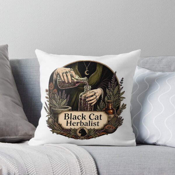 Item preview, Black Cat Herbalist Botanical Potion Pour designed and sold by BernoNickel.