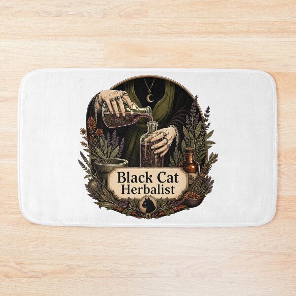 Item preview, Black Cat Herbalist Botanical Potion Pour designed and sold by BernoNickel.