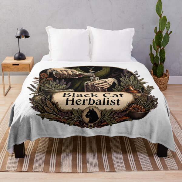 Item preview, Black Cat Herbalist Botanical Potion Pour designed and sold by BernoNickel.