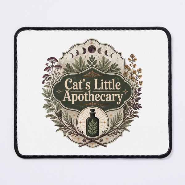 Item preview, Cat's Little Apothecary Occult Botanical Seal designed and sold by BernoNickel.