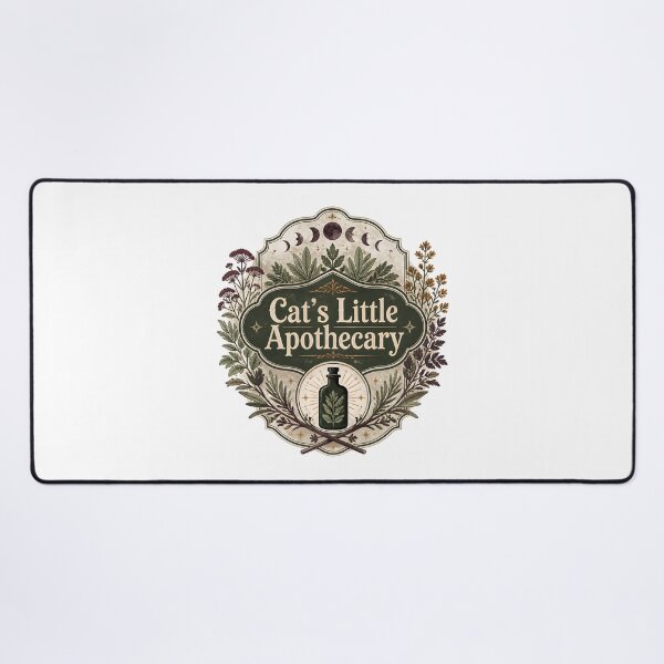 Item preview, Cat's Little Apothecary Occult Botanical Seal designed and sold by BernoNickel.