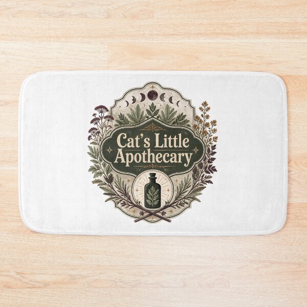 Item preview, Cat's Little Apothecary Occult Botanical Seal designed and sold by BernoNickel.