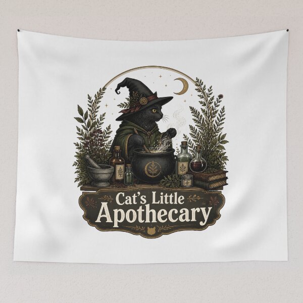 Item preview, Cat's Little Apothecary Witchcraft Companion designed and sold by BernoNickel.