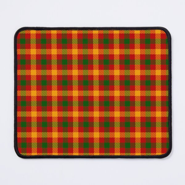Item preview, Yellow And Green On Red Gingham Check designed and sold by PatternTitan.