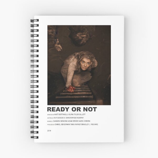 Item preview, Ready or Not Poster Design with Bold Typography and Grunge Style designed and sold by Drizzyter.