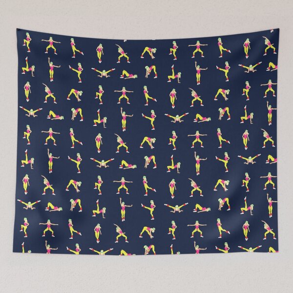 Item preview, 80s aerobic (pattern) designed and sold by lorenzabluetiz.