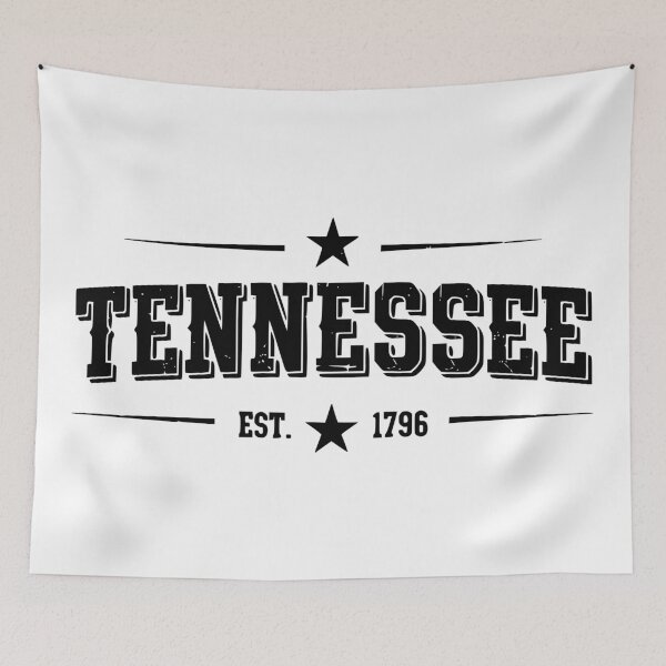 Item preview, Tennessee Est 1796 Typography designed and sold by Gustavo Navarro.