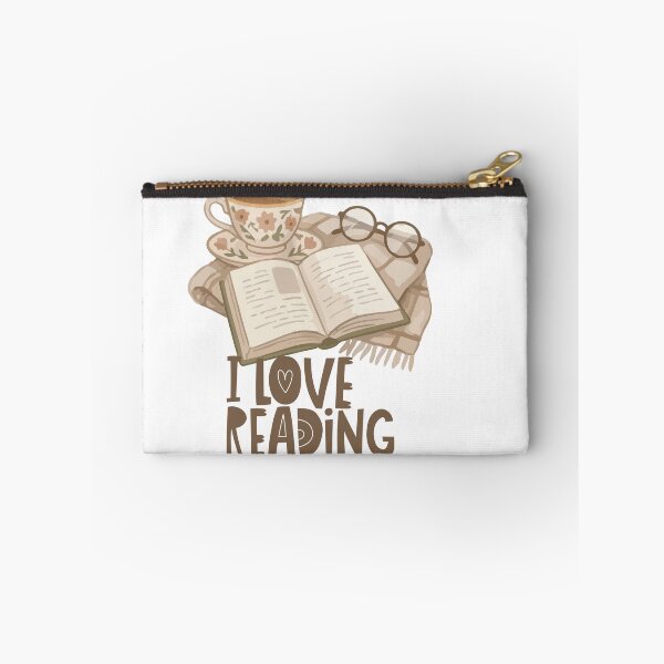 Item preview, I Love Reading Cozy Book Aesthetic Coffee Glasses Sticker designed and sold by Esraa-Arts.