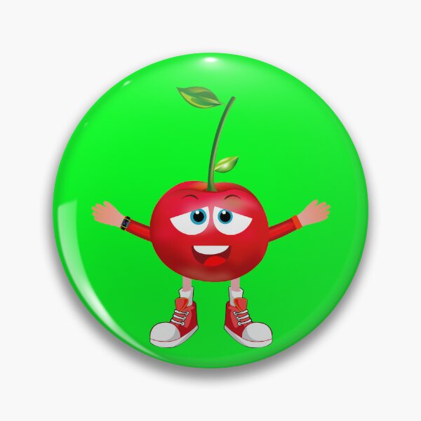 Item preview, Satisfied Cherry Animated Character Boy Version designed and sold by ExpressiveToon.