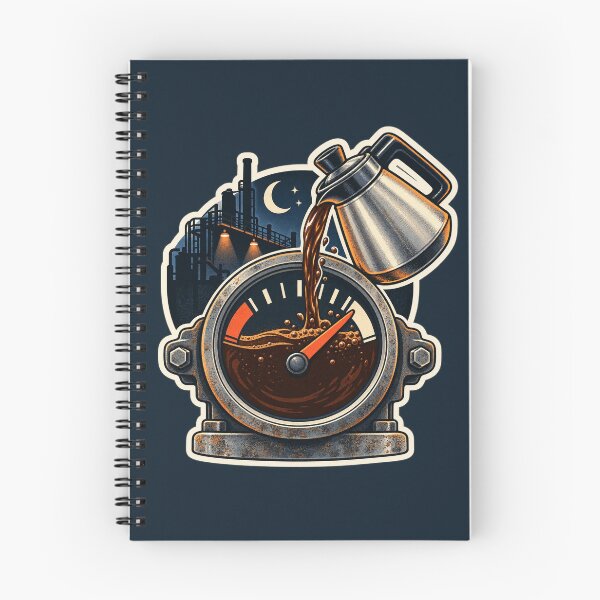 Item preview, Third Shift Fuel Gauge Coffee Sticker designed and sold by WaynesCave.
