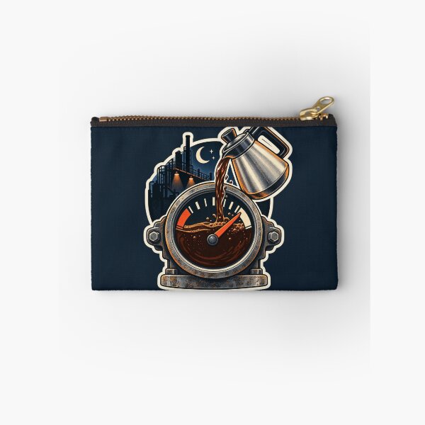 Item preview, Third Shift Fuel Gauge Coffee Sticker designed and sold by WaynesCave.
