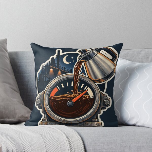 Item preview, Third Shift Fuel Gauge Coffee Sticker designed and sold by WaynesCave.