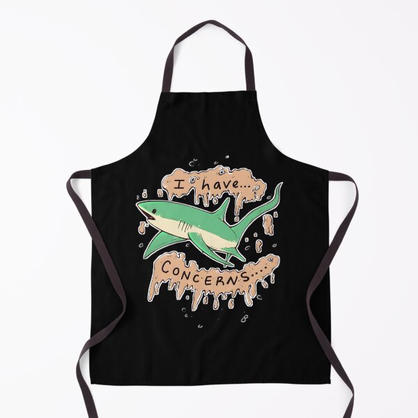 Item preview, Worried Shark Illustration Cute Ocean Marine Life Design designed and sold by Nishant Turekar.