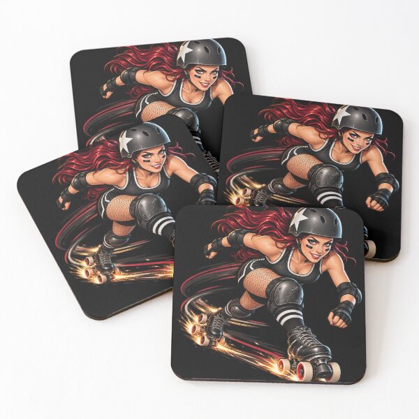 Item preview, Fast Quad Roller Skater Art designed and sold by JKDJ.