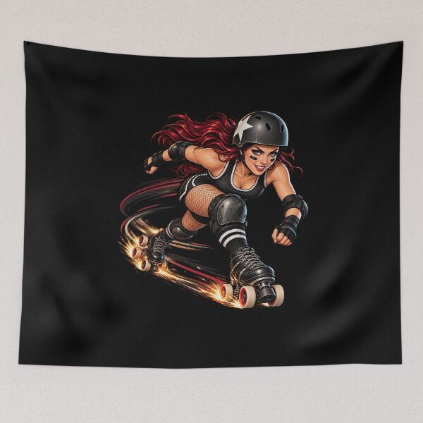 Item preview, Fast Quad Roller Skater Art designed and sold by JKDJ.