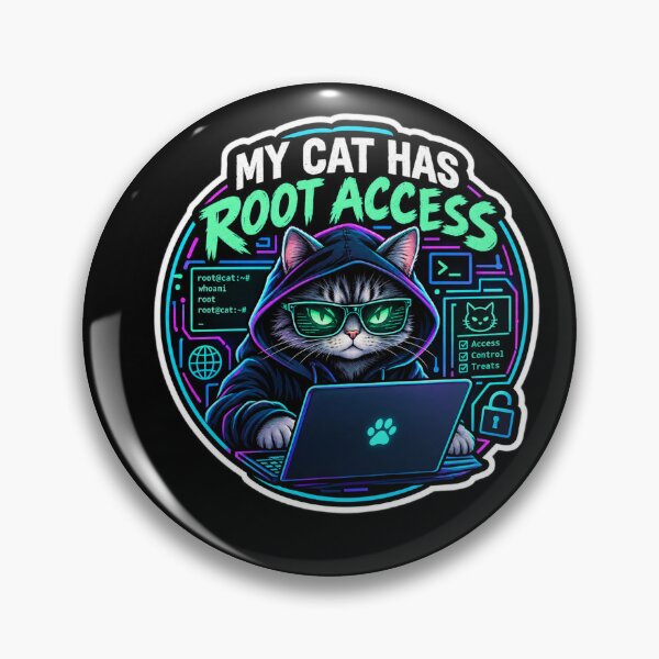 Item preview, My Cat Has Root Access designed and sold by  BreedCraft Studio.
