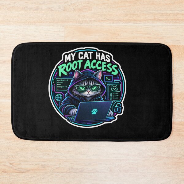 Item preview, My Cat Has Root Access designed and sold by  BreedCraft Studio.