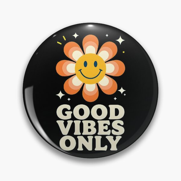 Item preview, Good Vibes Only Retro 70s Smiley Face Daisy Aesthetic designed and sold by DoceVaga.
