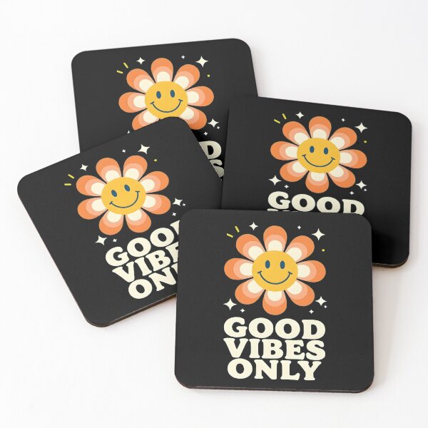 Item preview, Good Vibes Only Retro 70s Smiley Face Daisy Aesthetic designed and sold by DoceVaga.