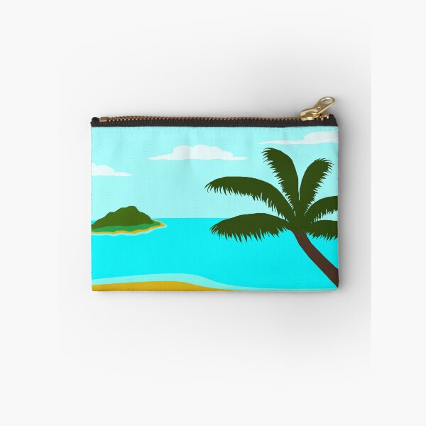 Item preview, Vibrant Tropical Island Paradise Beach Palm Tree designed and sold by ArtisticJump.