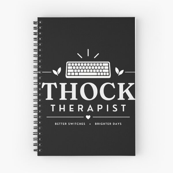 Item preview, THOCK Therapist – Funny Mechanical Keyboard Enthusiast Black designed and sold by PT PROJECT.