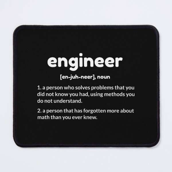 Item preview, Funny Engineer Definition Design - Humorous Engineering Gift Idea designed and sold by MOHAMMEDIDRIES.