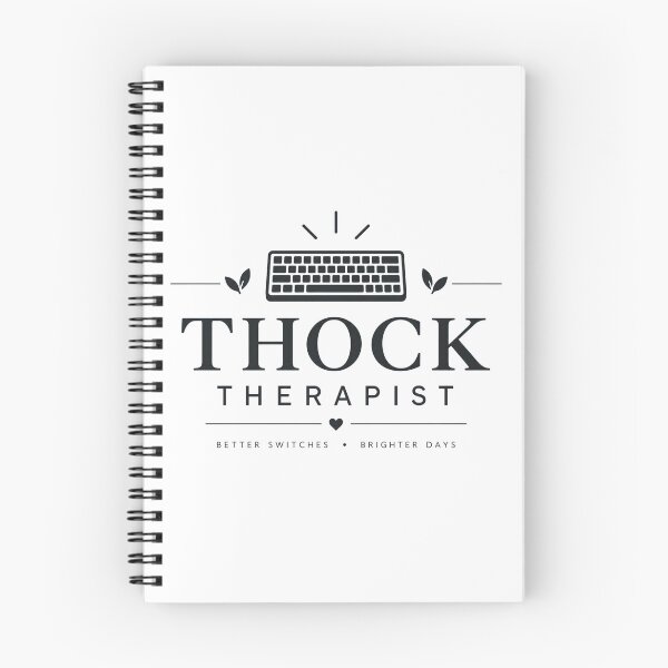 Item preview, THOCK Therapist – Funny Mechanical Keyboard Enthusiast White designed and sold by PT PROJECT.