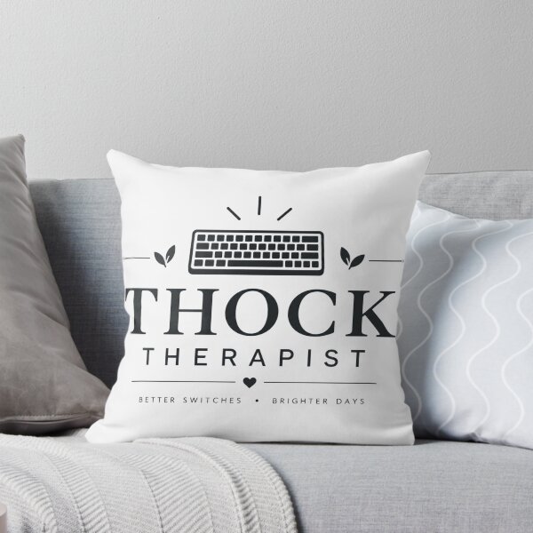 Item preview, THOCK Therapist – Funny Mechanical Keyboard Enthusiast White designed and sold by PT PROJECT.