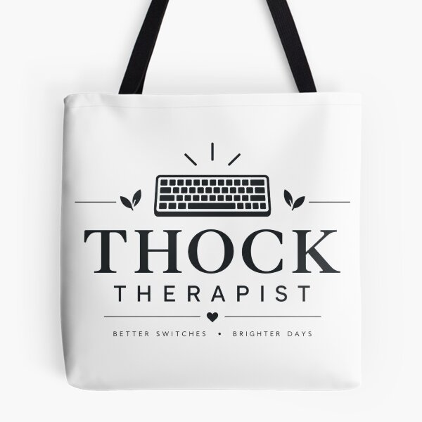 Item preview, THOCK Therapist – Funny Mechanical Keyboard Enthusiast White designed and sold by PT PROJECT.