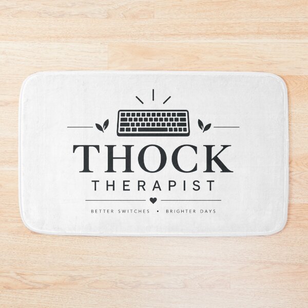 Item preview, THOCK Therapist – Funny Mechanical Keyboard Enthusiast White designed and sold by PT PROJECT.
