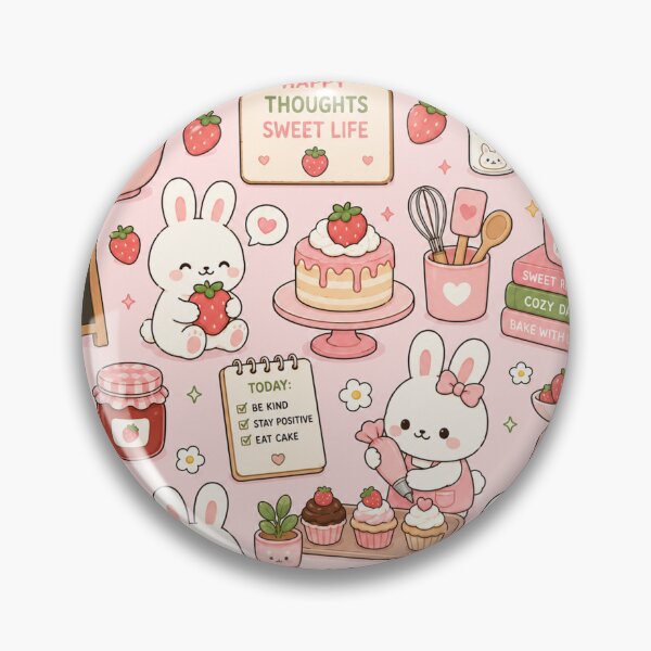 Item preview, Cozy Bunny Flower Market Pattern designed and sold by Soft Berry Studio.