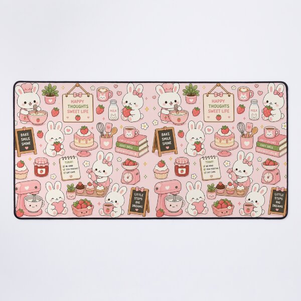 Item preview, Cozy Bunny Flower Market Pattern designed and sold by Soft Berry Studio.