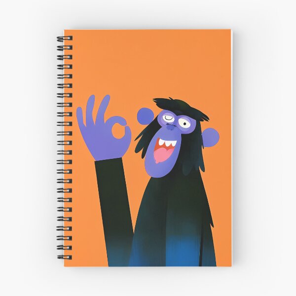 Item preview, Funny Blue Monkey OK Hand Sign Art designed and sold by Lunat1kk.