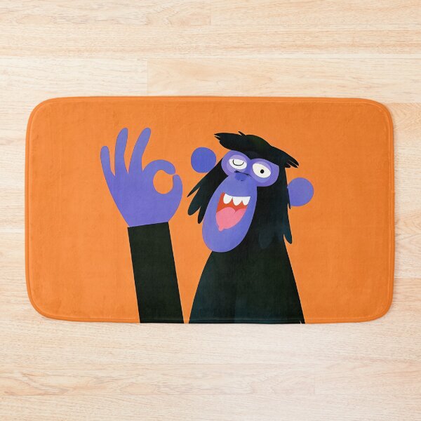 Item preview, Funny Blue Monkey OK Hand Sign Art designed and sold by Lunat1kk.