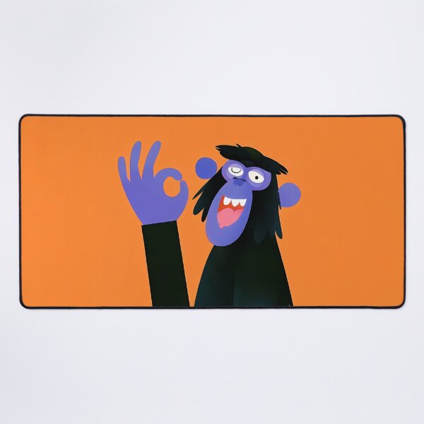 Item preview, Funny Blue Monkey OK Hand Sign Art designed and sold by Lunat1kk.