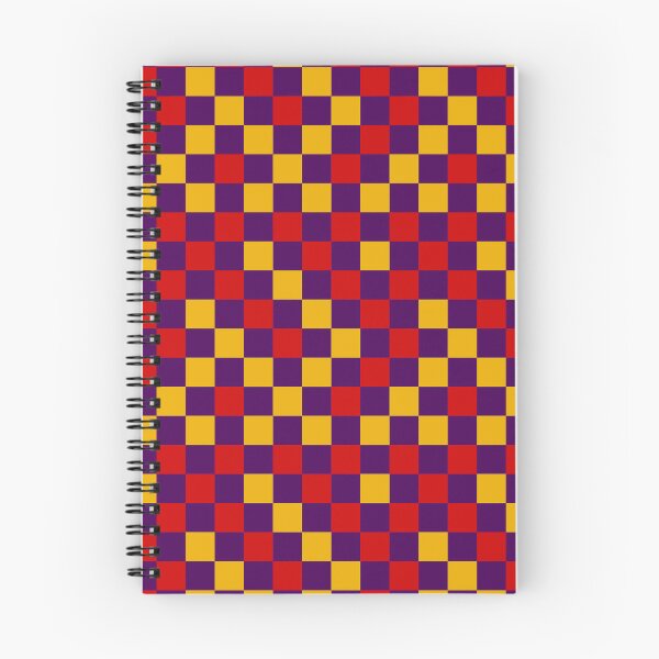 Item preview, Red And Yellow On Purple Checkered  Design   designed and sold by PatternTitan.