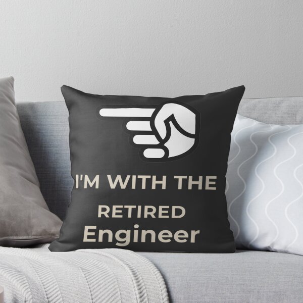 Item preview, Funny I'm With The Retired Engineer Humorous Design for Engineering Enthusiasts designed and sold by MOHAMMEDIDRIES.