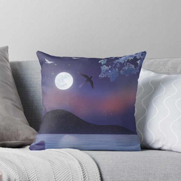 Item preview, Moonlit Lake Landscape designed and sold by DoobleU.