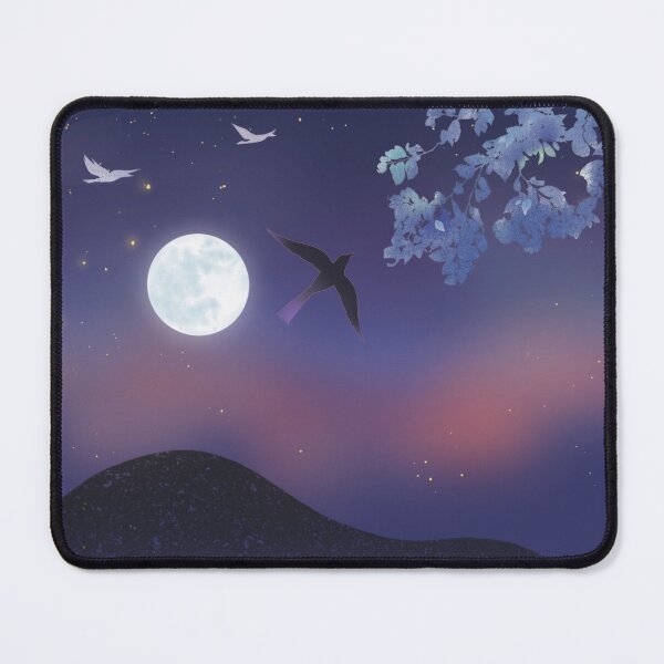 Item preview, Moonlit Lake Landscape designed and sold by DoobleU.