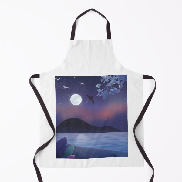 Item preview, Moonlit Lake Landscape designed and sold by DoobleU.