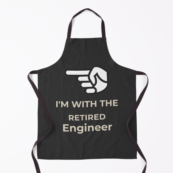 Item preview, Funny I'm With The Retired Engineer Humorous Design for Engineering Enthusiasts designed and sold by MOHAMMEDIDRIES.