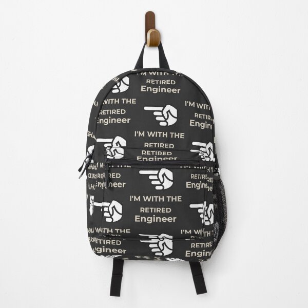 Item preview, Funny I'm With The Retired Engineer Humorous Design for Engineering Enthusiasts designed and sold by MOHAMMEDIDRIES.