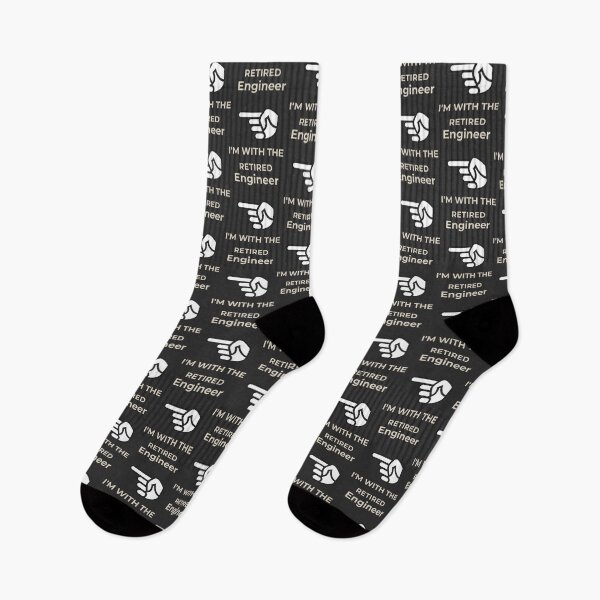 Item preview, Funny I'm With The Retired Engineer Humorous Design for Engineering Enthusiasts designed and sold by MOHAMMEDIDRIES.