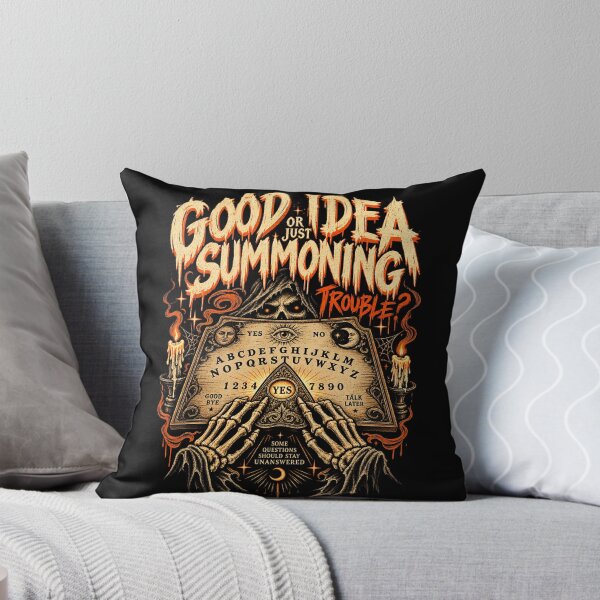 Item preview, Good Idea or Just Summoning Trouble? – Occult Horror designed and sold by SidTastic .