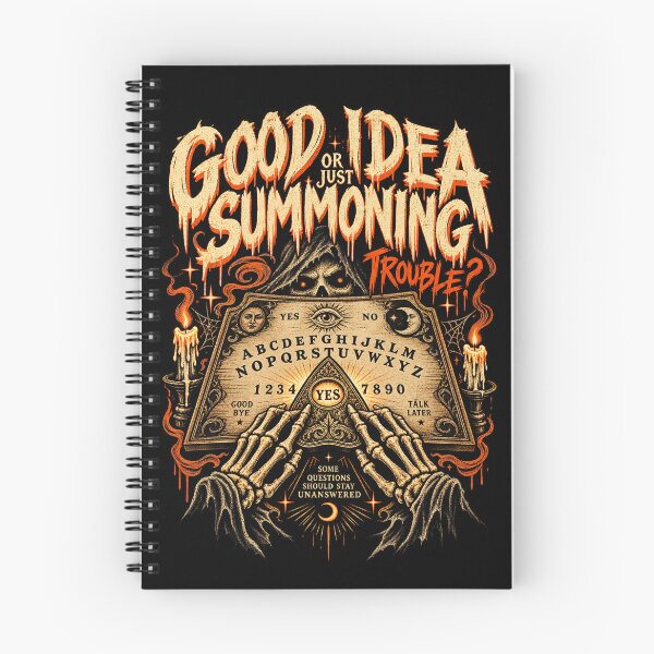 Item preview, Good Idea or Just Summoning Trouble? – Occult Horror designed and sold by SidTastic .