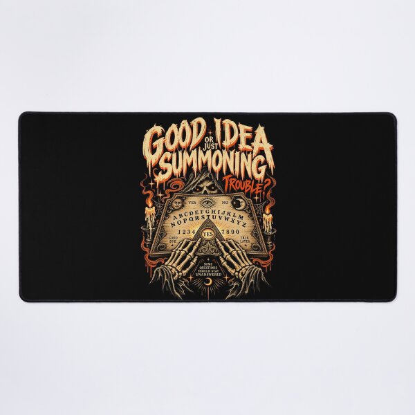 Item preview, Good Idea or Just Summoning Trouble? – Occult Horror designed and sold by SidTastic .