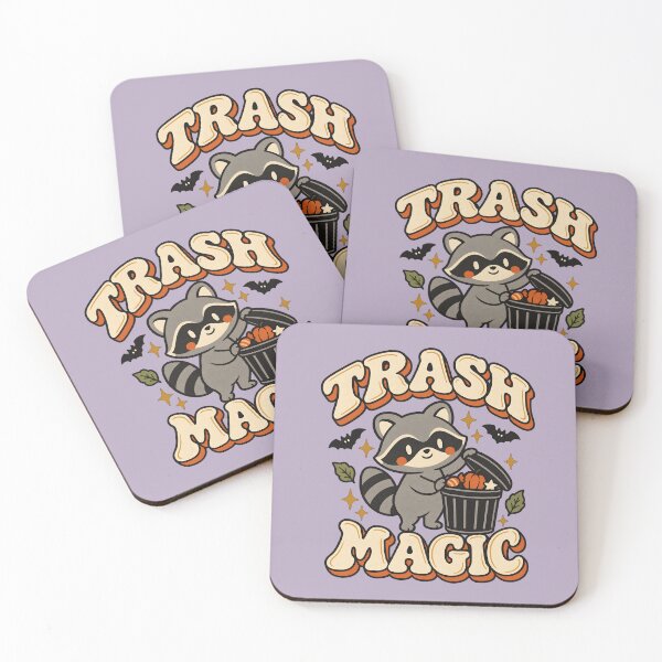Item preview, Trash Magic Kawaii Halloween Raccoon designed and sold by  MAD's Recreation Studio.