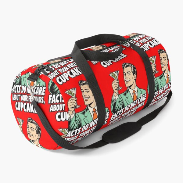 Item preview, Facts Feelings - Retro Martini Man Humor designed and sold by Benito Del Ray.