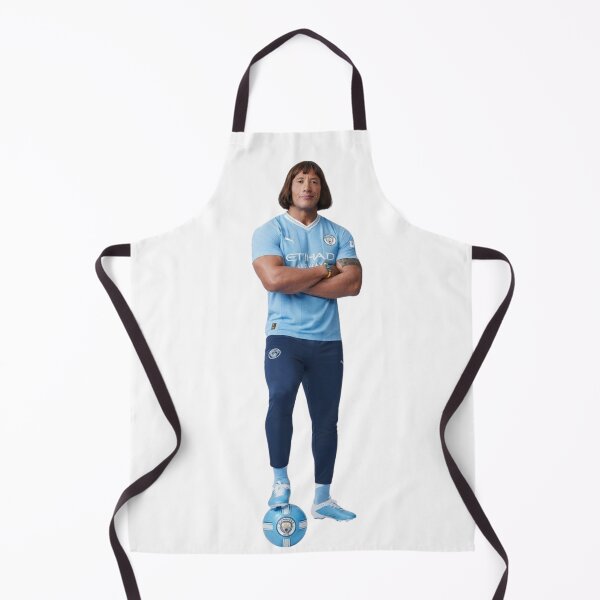 Item preview, Dwayne Johnson Manchester City Funny Football Art designed and sold by annaarthk.