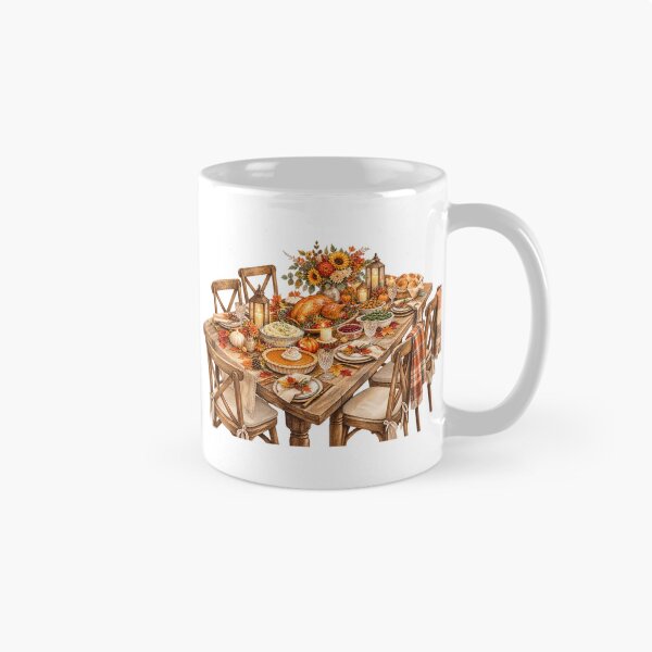 Item preview, Family Thanksgiving dinner table designed and sold by Artbymonika.
